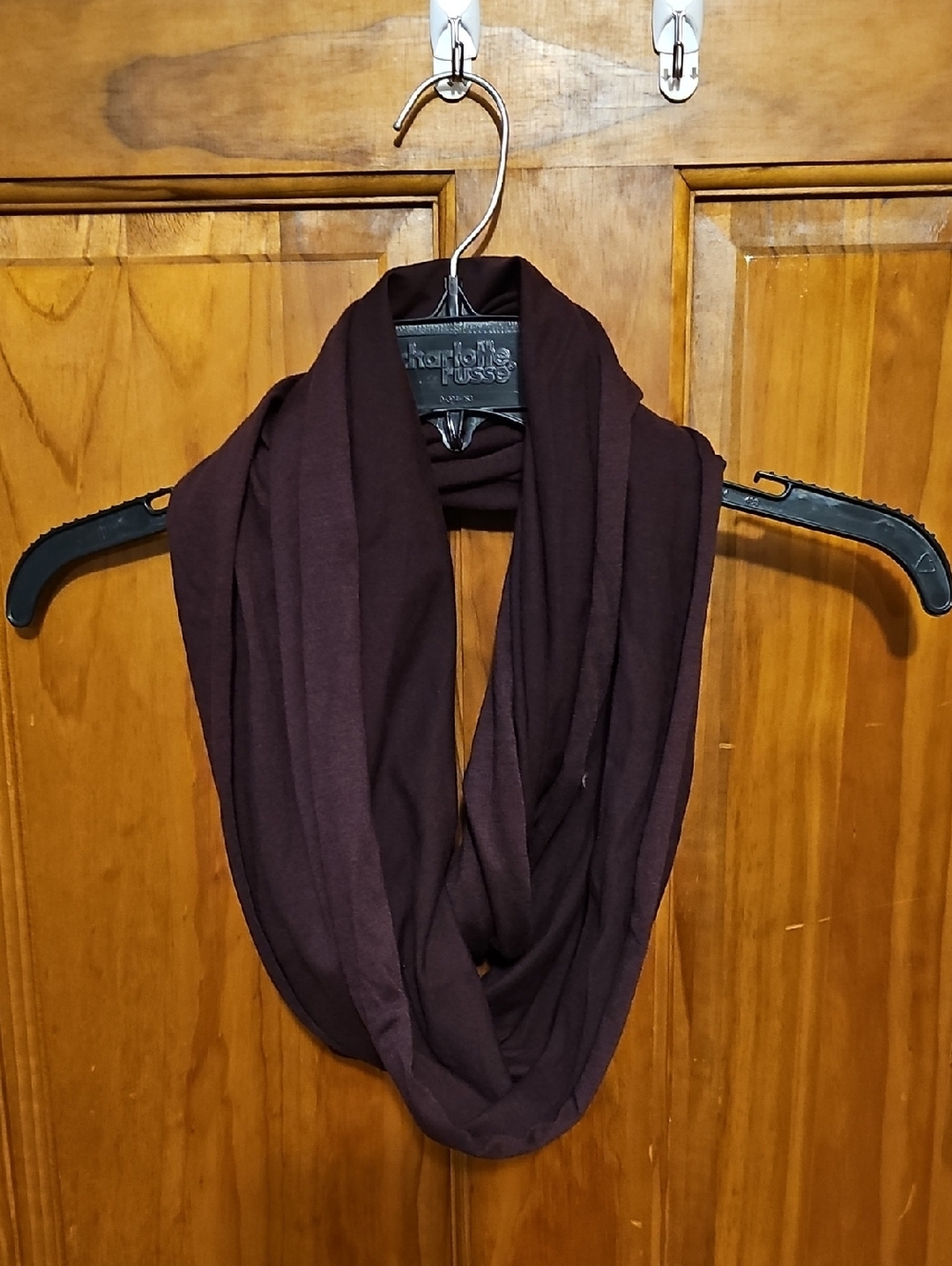 Charlotte Russe Infinity Scarf - Deep Plum
